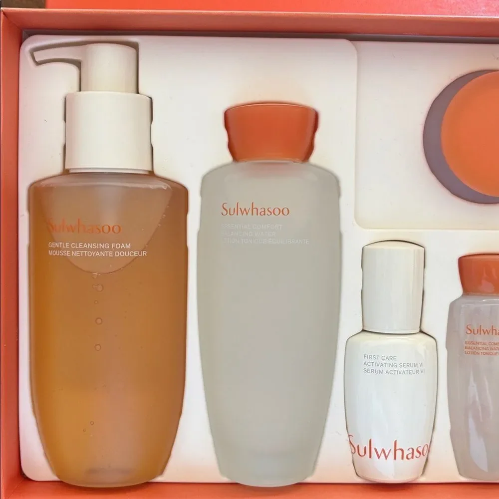 NEW Sulwhasoo Moisturizing Rejuvenating Skin Soothing 7-piece Full size